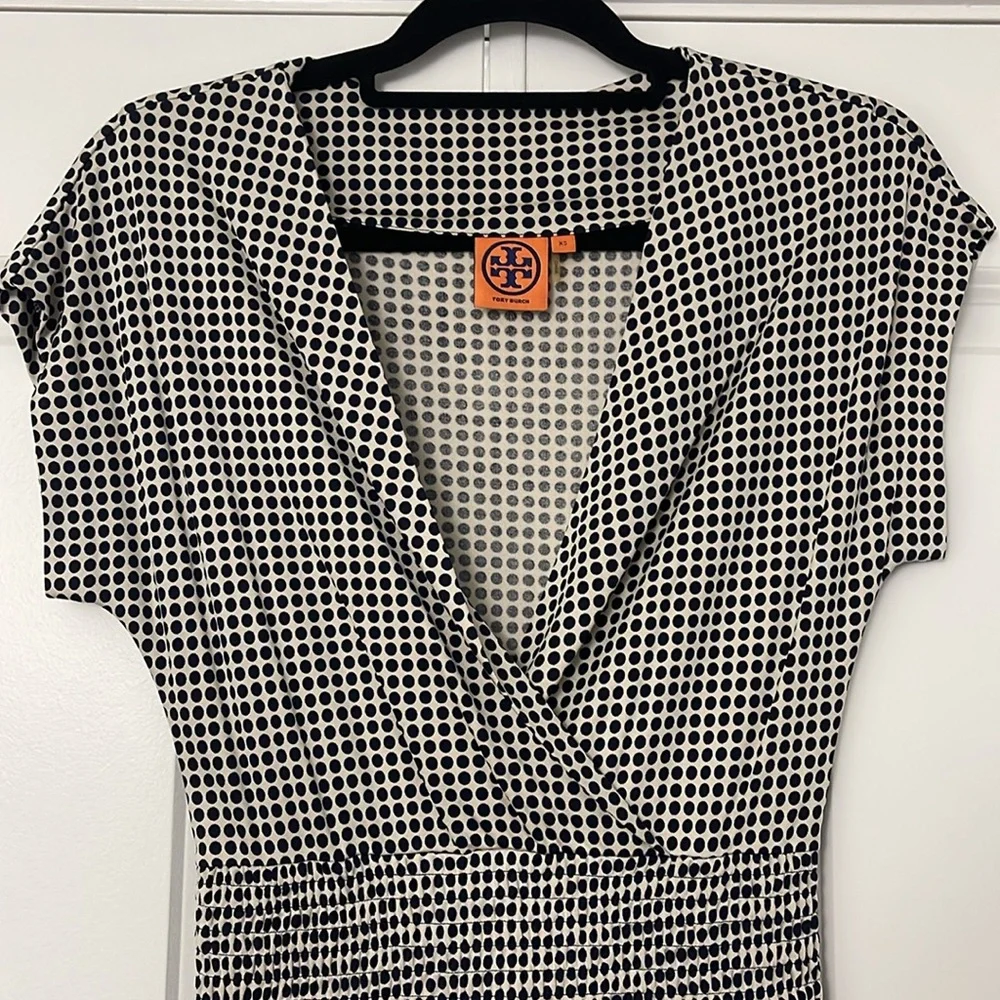 Tory Burch 100% Silk Polka Dot Dress, Size XS